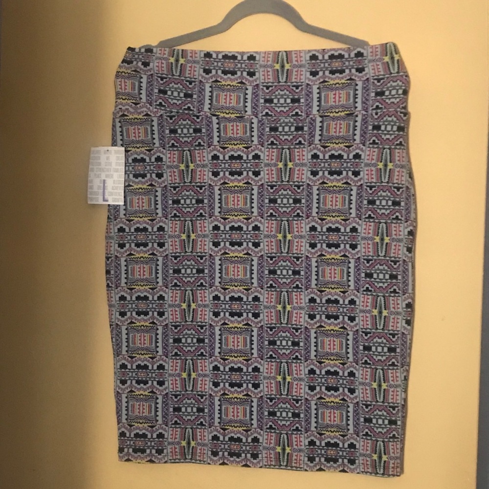 LulaRoe Cassie Skirt L NWT
